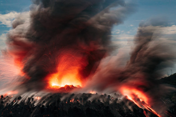Strombolianische Eruption