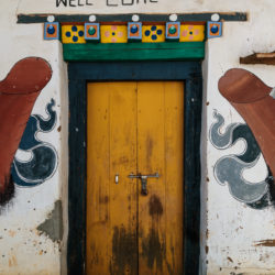 Penis Wandbilder in Bhutan