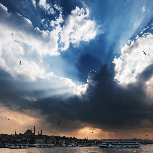 Gewitter über Istanbul