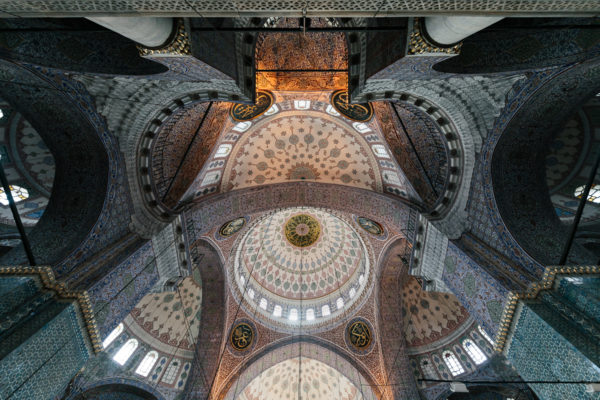 Cupola of Eminönü Mosque (Yeni Camii) in Istanbul