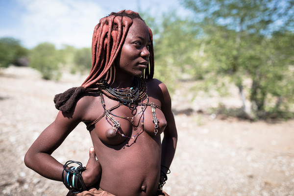 Himba, Namibia, Mädchen
